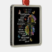 Autismus Bewusstsein, kann ich mir nur vorstellen  Ornament Aus Metall (Rechts)