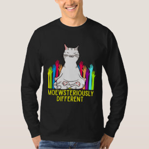 Autismus Bewusstsein Katzenmedikation Lotus Pose N T-Shirt