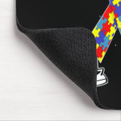 Autismus-Bewusstsein Kinder Dabbing Puzzle-Stück L Mousepad (Ecke)