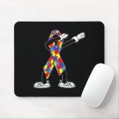 Autismus-Bewusstsein Kinder Dabbing Puzzle-Stück L Mousepad (Mit Mouse)