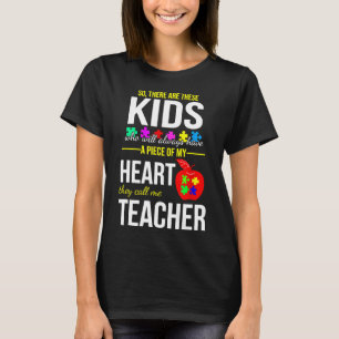 Autismus-Bewusstsein Kinder Lehrer Puzzleteil Cute T-Shirt