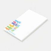 Autismus Bewusstsein Kinder Liebe Hände Post-it Klebezettel (angewinkelt)