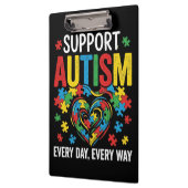 Autismus-Bewusstsein Klemmbrett (Links)