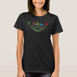 Autismus-Bewusstsein Lächeln Friedens-Puzzleteil f T-Shirt