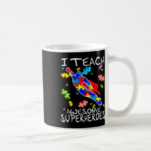 Autismus Bewusstsein Lehrer T-Shirt I Unterricht P Kaffeetasse