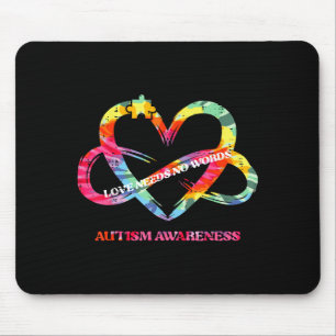 Autismus-Bewusstsein Liebe Braucht Keine Worte Her Mousepad