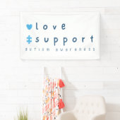 Autismus Bewusstsein Liebe Unterstützung Banner Gr (Insitu)