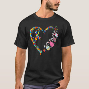 Autismus-Bewusstsein Liebesherz-Puzzleteil Ostern  T-Shirt