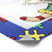 Autismus Bewusstsein ~ Little Angel Girl D1 Print Poster (Ecke)