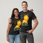 Autismus-Bewusstsein Löwe-Puzzleteile T-Shirt (Unisex)