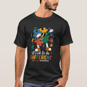 Autismus-Bewusstsein Lustiges Dabbing-Puzzle Es Is T-Shirt