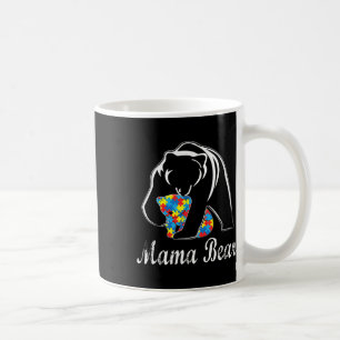 Autismus Bewusstsein Mama Bären Unterstützung Auti Kaffeetasse