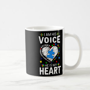 Autismus Bewusstsein Mama Ich bin seine Stimme, er Kaffeetasse