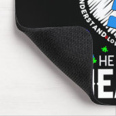 Autismus Bewusstsein Mama Ich bin seine Stimme, er Mousepad (Ecke)