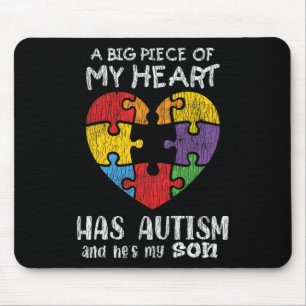 Autismus-Bewusstsein Mama Papa Eltern Autistische Mousepad