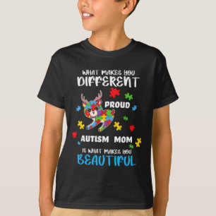 Autismus-Bewusstsein Mama Stolz Mutter Autistische T-Shirt
