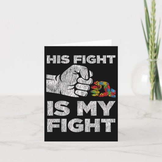 Autismus Bewusstsein Mama Vater Eltern Autistische Karte (Vorderseite)