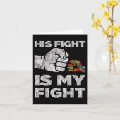 Autismus Bewusstsein Mama Vater Eltern Autistische Karte (Gelbe Blume)