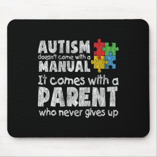 Autismus Bewusstsein Mama Vater Eltern Autistische Mousepad