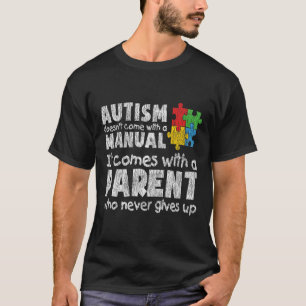 Autismus Bewusstsein Mama Vater Eltern Autistische T-Shirt