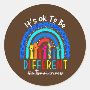 Autismus Bewusstsein Männer Frauen Kinder Mädchen  Runder Aufkleber