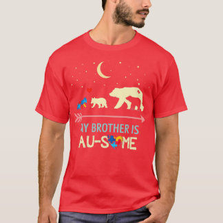 Autismus Bewusstsein Mein Bruder ist AUSOME T-Shirt
