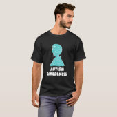 Autismus-Bewusstsein Mensch T-Shirt (Vorne ganz)