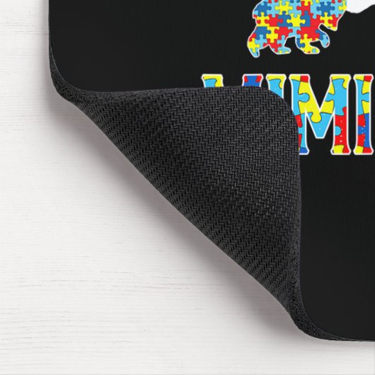 Autismus Bewusstsein Mimi Bären Puzzle Unterstützu Mousepad (Ecke)