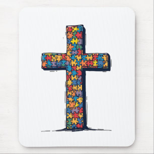 Autismus Bewusstsein Monat Christliche Religion Je Mousepad