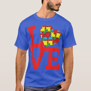 Autismus Bewusstsein Monat Liebe Autistische Unter T-Shirt