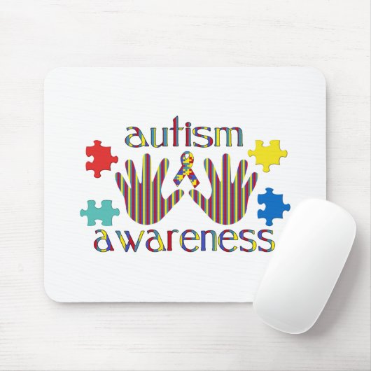 Autismus-Bewusstsein Mousepad (Mit Mouse)