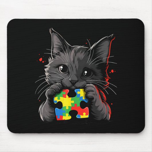 Autismus-Bewusstsein Mousepad (Vorne)