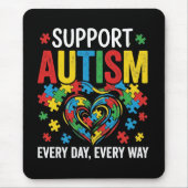 Autismus-Bewusstsein Mousepad (Vorne)