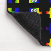 Autismus-Bewusstsein Mousepad (Ecke)