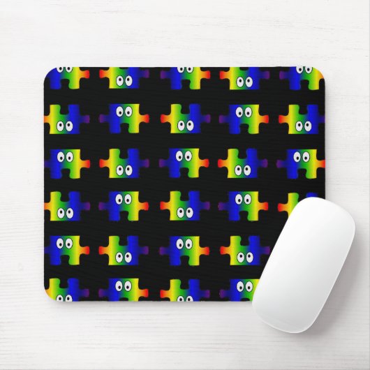 Autismus-Bewusstsein Mousepad (Mit Mouse)