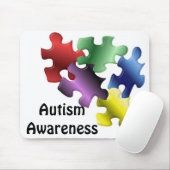 Autismus-Bewusstsein Mousepad (Mit Mouse)
