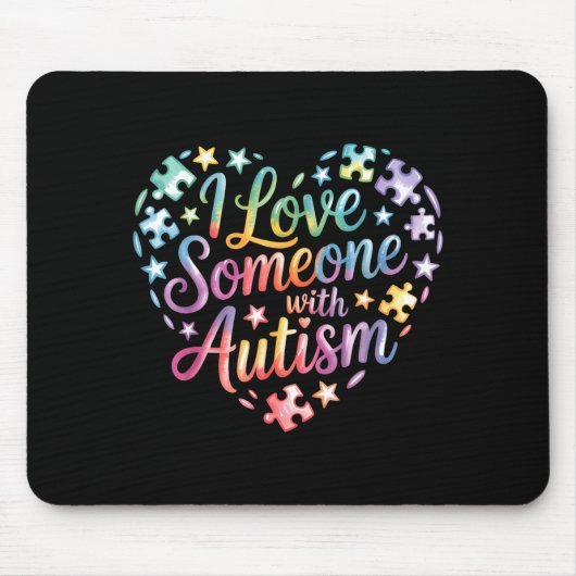 Autismus-Bewusstsein Mousepad (Vorne)