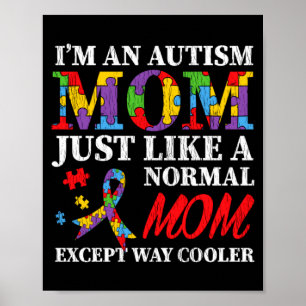 Autismus-Bewusstsein-Mutter Autistischer Sohn Toch Poster