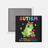 Autismus-Bewusstsein Mutter Frosch Unterschiedlich Magnet (Vorderseite/Rückseite)