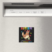 Autismus-Bewusstsein Mutter Huhn Andersfähigkeit Magnet (In Situ (Geschirrspüler))