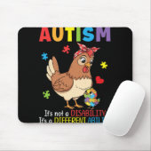 Autismus-Bewusstsein Mutter Huhn Andersfähigkeit Mousepad (Mit Mouse)
