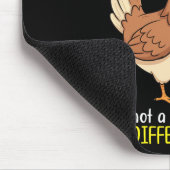 Autismus-Bewusstsein Mutter Huhn Andersfähigkeit Mousepad (Ecke)