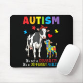Autismus-Bewusstsein Mutter Kuh Unterschiedliche F Mousepad (Mit Mouse)