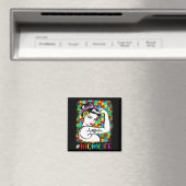 Autismus-Bewusstsein-Mutter-Leben-Krieger Autistis Magnet (In Situ (Geschirrspüler))