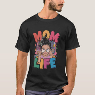 Autismus-Bewusstsein-Mutter-Leben-Unordentlicher-K T-Shirt