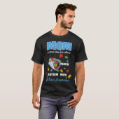 Autismus-Bewusstsein Mutter Mutterliebe Stolz Auti T-Shirt (Vorne ganz)