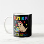 Autismus-Bewusstsein Mutter Siegel Andersfähigkeit Kaffeetasse (Links)