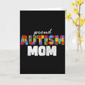 Autismus-Bewusstsein Mutter Stolz Autistischer Soh Karte (Gelbe Blume)