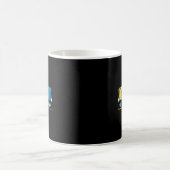 Autismus-Bewusstsein Mutter Vater Kinder Elemente  Kaffeetasse (Mittel)