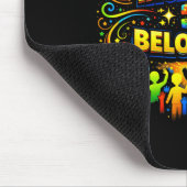 Autismus-Bewusstsein neurodivergente Inklusion bed Mousepad (Ecke)